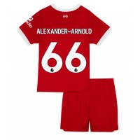 Liverpool Alexander-Arnold #66 Hemmaställ Barn 2023-24 Korta ärmar (+ Korta byxor)